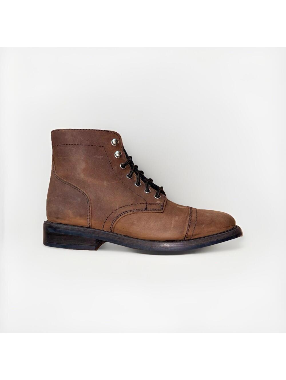 Thursday Boot Co Captain Brown Leather Cap Toe Boots Women’s 6.5 Handmade